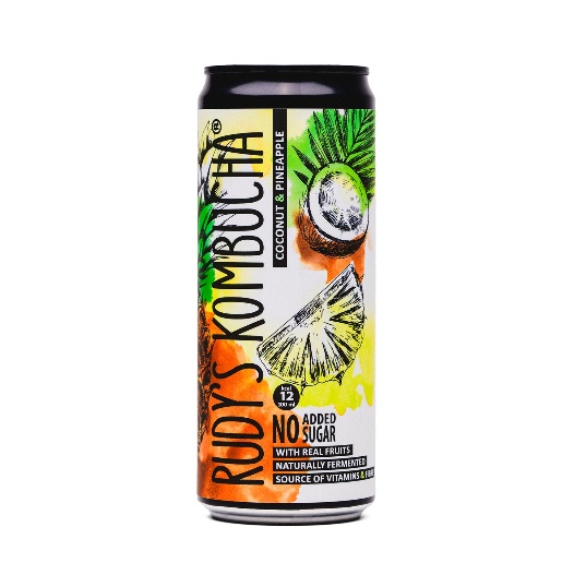Rudy's Kombucha "Coconut & Pineapple", 0.33l