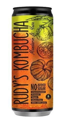 Rudy's Kombucha "Mandarin & Yuzu", 0.33l