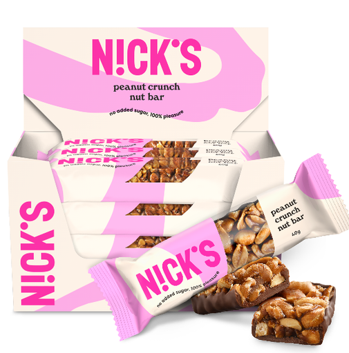 [73501040122Z] Nicks batonėlis "peanut crunch" 12x40g