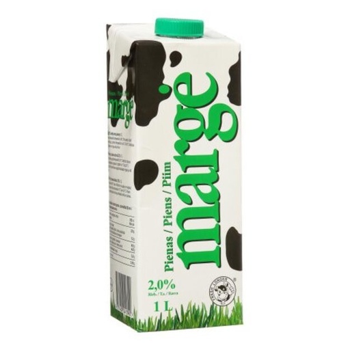 [477145904139] Pienas MARGĖ 2,0% 1l