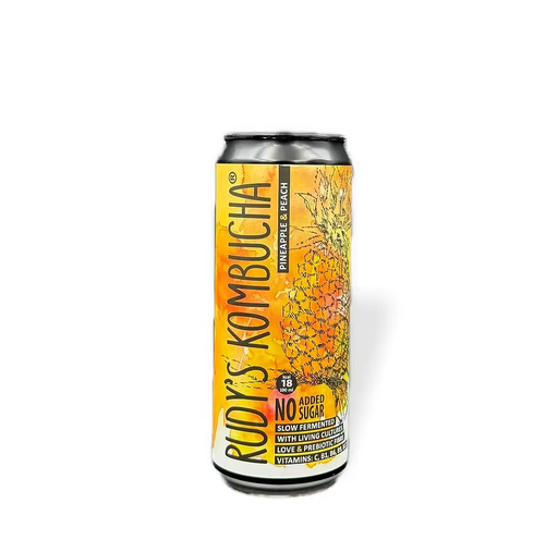 [RU270102] Rudy's Kombucha "Pineapple & Peach", 0.33l